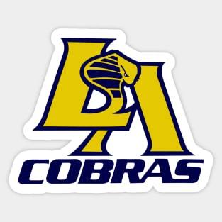 Short-lived LA Cobras Arena Football 1988 Sticker